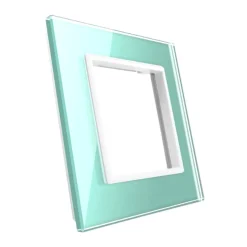 Pojedyncza ramka szklana w kolorze Zielonym (GPF-1-68) LIVOLO