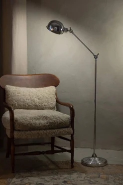 PORTLAND Floor 1L Chrome (108585) Markslojd