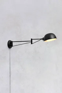 PORTLAND Wall 1L Black (108587) Markslojd