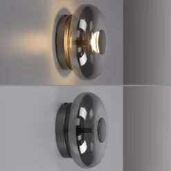 POSH KINKIET/LAMPA SUFITOWA SZARA (15696-15) - Paul Neuhaus