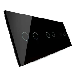 Potrójny panel szklany w kolorze czarnym (70122-62) LIVOLO