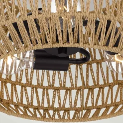 Półplafon Casablanca - 3 źródła światła - Palladiański brąz (QZ-CASABLANCA-3SF-PBZ) - Elstead Lighting