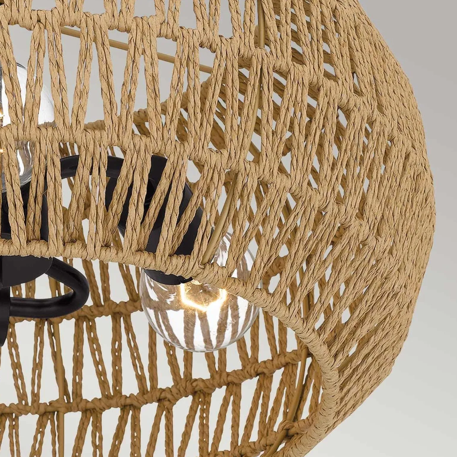 Półplafon Casablanca - 3 źródła światła - Palladiański brąz (QZ-CASABLANCA-3SF-PBZ) - Elstead Lighting