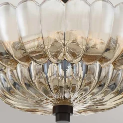 Półplafon Whitecap - 3 źródła światła - Kakaowy brąz (QZ-WHITECAP-SF-S) - Elstead Lighting