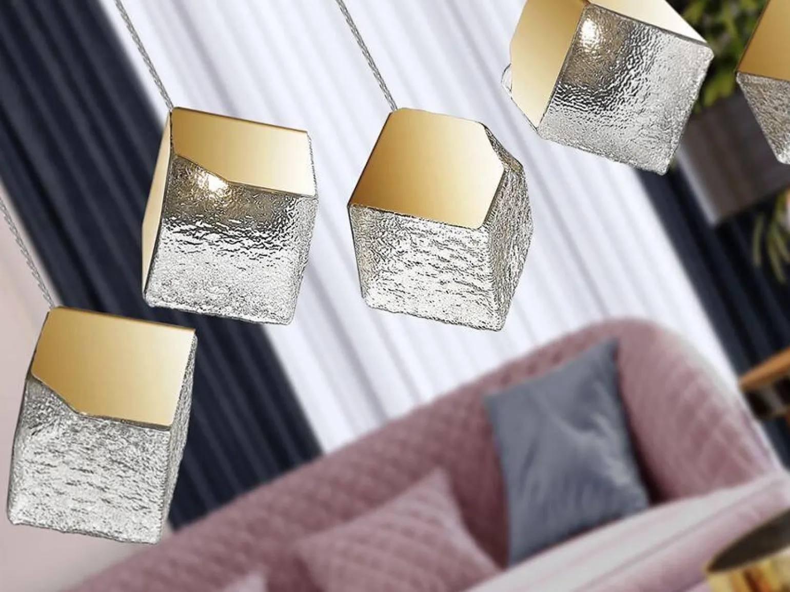 Priscila lampa wisząca 5L (720595) - Schuller