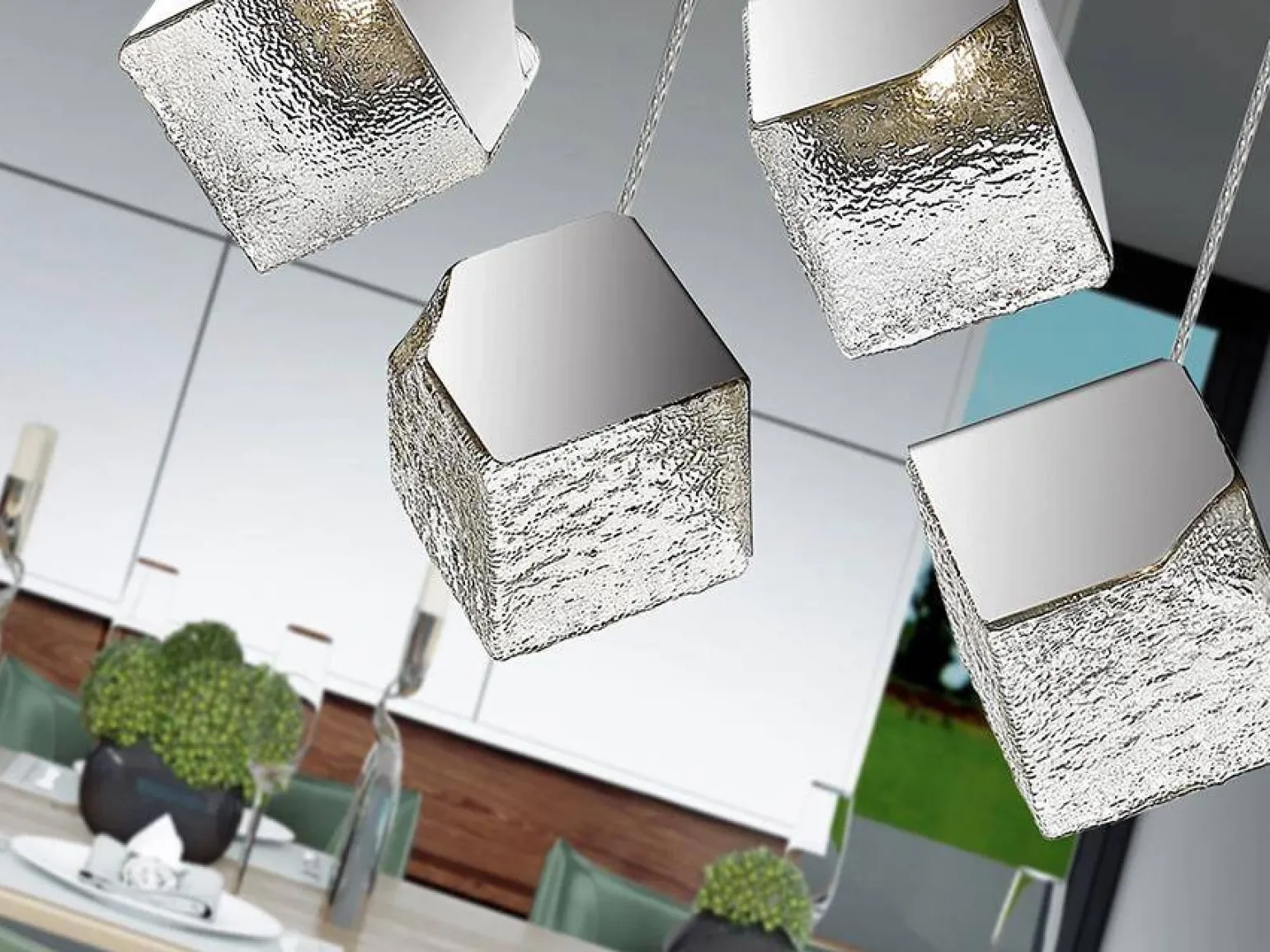 Priscila lampa wisząca 5L (720588) - Schuller