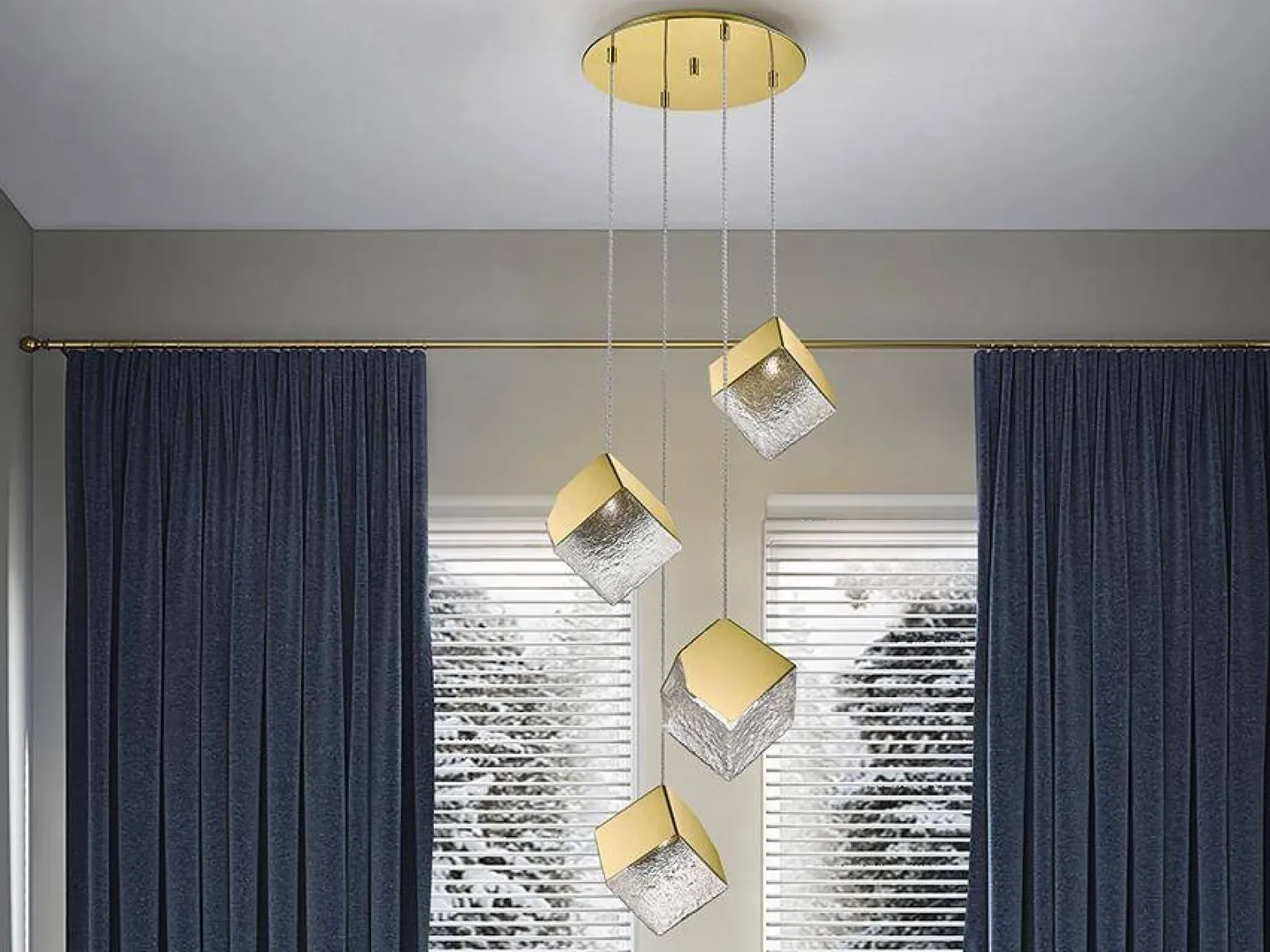 Priscila lampa wisząca 4L (720403) - Schuller