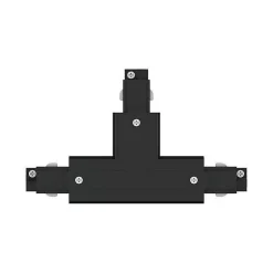 ProRail3 łącznik T uziem lewy Czarny 230V metal/tworzywo sztuczne 3-faz (PL91380) - Paulmann