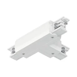 ProRail3 łącznik T uziem lewy Biały 230V metal/tworzywo sztuczne 3-faz (PL91378) - Paulmann