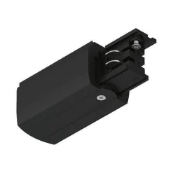 ProRail3 End zasilanie prawa Czarny 230V metal/tworzywo sztuczne 3-faz (PL91362) - Paulmann