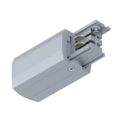 ProRail3 End zasilanie prawa Srebrny 230V metal/tworzywo sztuczne 3-faz (PL91358) - Paulmann