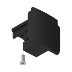 ProRail3 nasadka końc. op.1szt. Czarny tworzywo sztuczne 3-faz (PL91384) - Paulmann