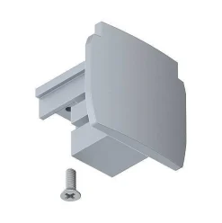 ProRail3 nasadka końc. op.1szt. Srebrny tworzywo sztuczne 3-faz (PL91382) - Paulmann