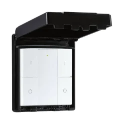 Przełącznik ścienny Plug+Shine SH Zigbee IP44 czarny / tworzywo sztuczne (PL50137) - PAULMANN