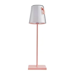 Przenośna ładowalna lampa ogrodowa Ostap różowa (TB-2749-PK) - Italux