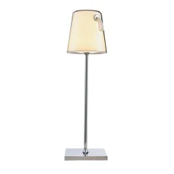 Przenośna ładowalna lampa ogrodowa Ostap w kolorze chromu (TB-2749-CH) - Italux