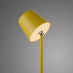Przenośna, ładowana lampa stołowa BOTERIA ŻÓŁTY (19251-81) - Paul Neuhaus