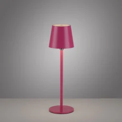 Przenośna, ładowana lampa stołowa BOTERIA RÓŻOWY (19251-87) - Paul Neuhaus