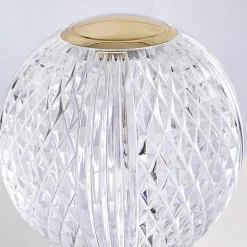Przenośna lampa stołowa ładowana USB LED Marni - Naturalny mosiądz (QN-MARNI-TL-S-NBR) - Quintiesse