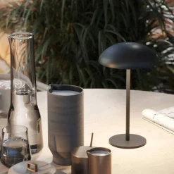 Przenośna lampa stołowa MROOM LED IP65 złota (26576-M930-D9-TD-19) - Aqform