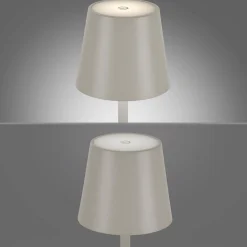 Przenośna LAMPA STOŁOWA USB EURIA SZARA (19250-40) - Paul Neuhaus