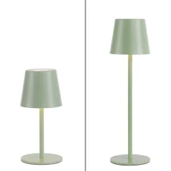Przenośna LAMPA STOŁOWA USB EURIA ZIELONA (19250-43) - Paul Neuhaus