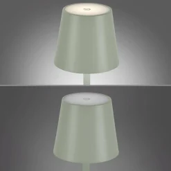 Przenośna LAMPA STOŁOWA USB EURIA ZIELONA (19250-43) - Paul Neuhaus