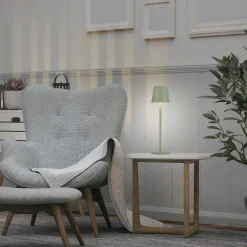 Przenośna LAMPA STOŁOWA USB EURIA ZIELONA (19250-43) - Paul Neuhaus