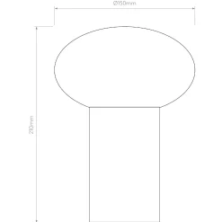 Przenośna lampa stołowa Zeppo Portable (1176019) - Astro Lighting