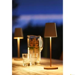 Przenośna lampa VINOLINA TWO 2200/2700/3000 K, TOUCH, kolor rdzy (1007695) - SLV