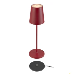 Przenośna lampa VINOLINA TWO 2200/2700/3000 K, TOUCH, czerwona (1007694) - SLV