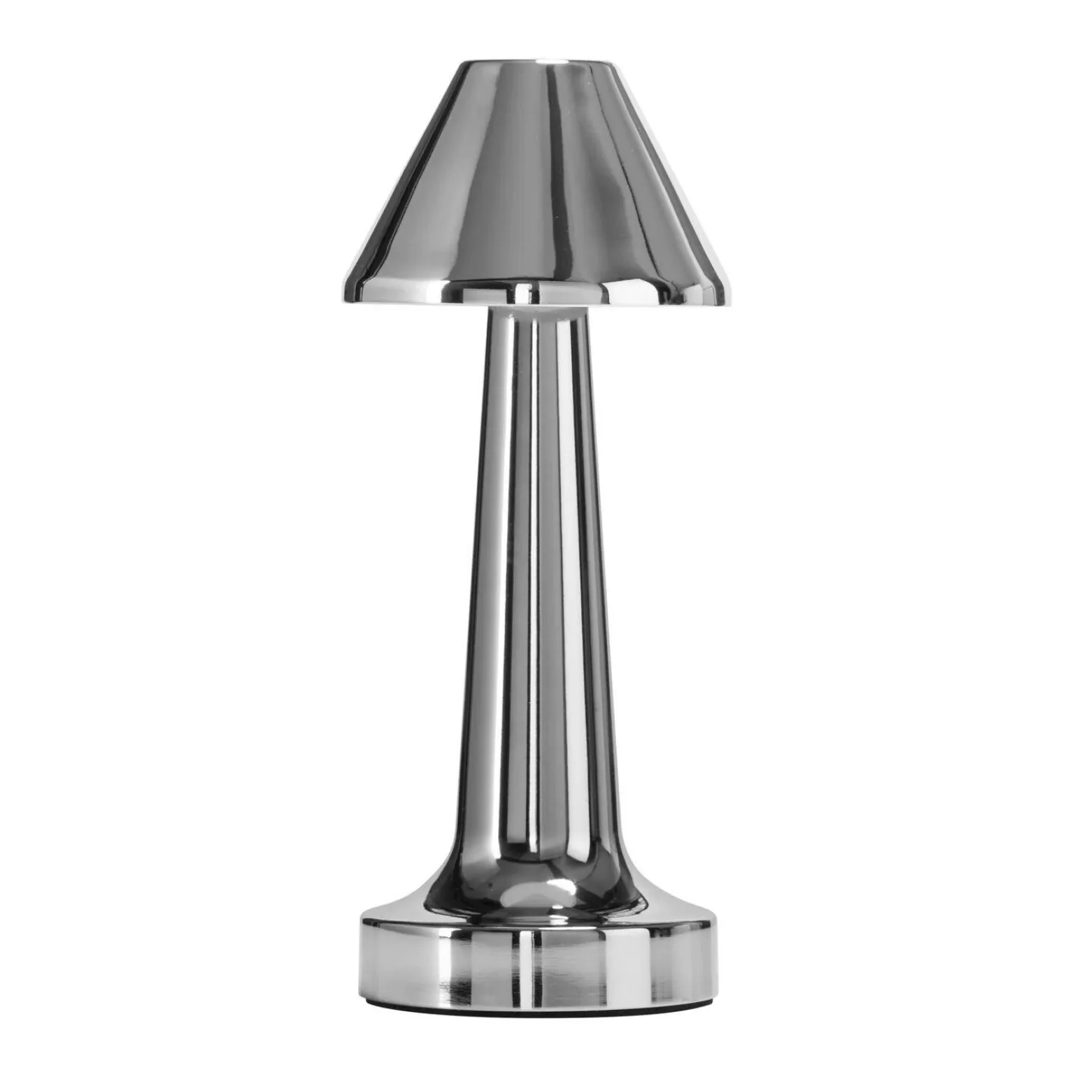 Przenośna lampa z dotykowym włącznikiem TAVOLO B srebrna 22 cm (ST-8127T/B SILVER) - Step into Design