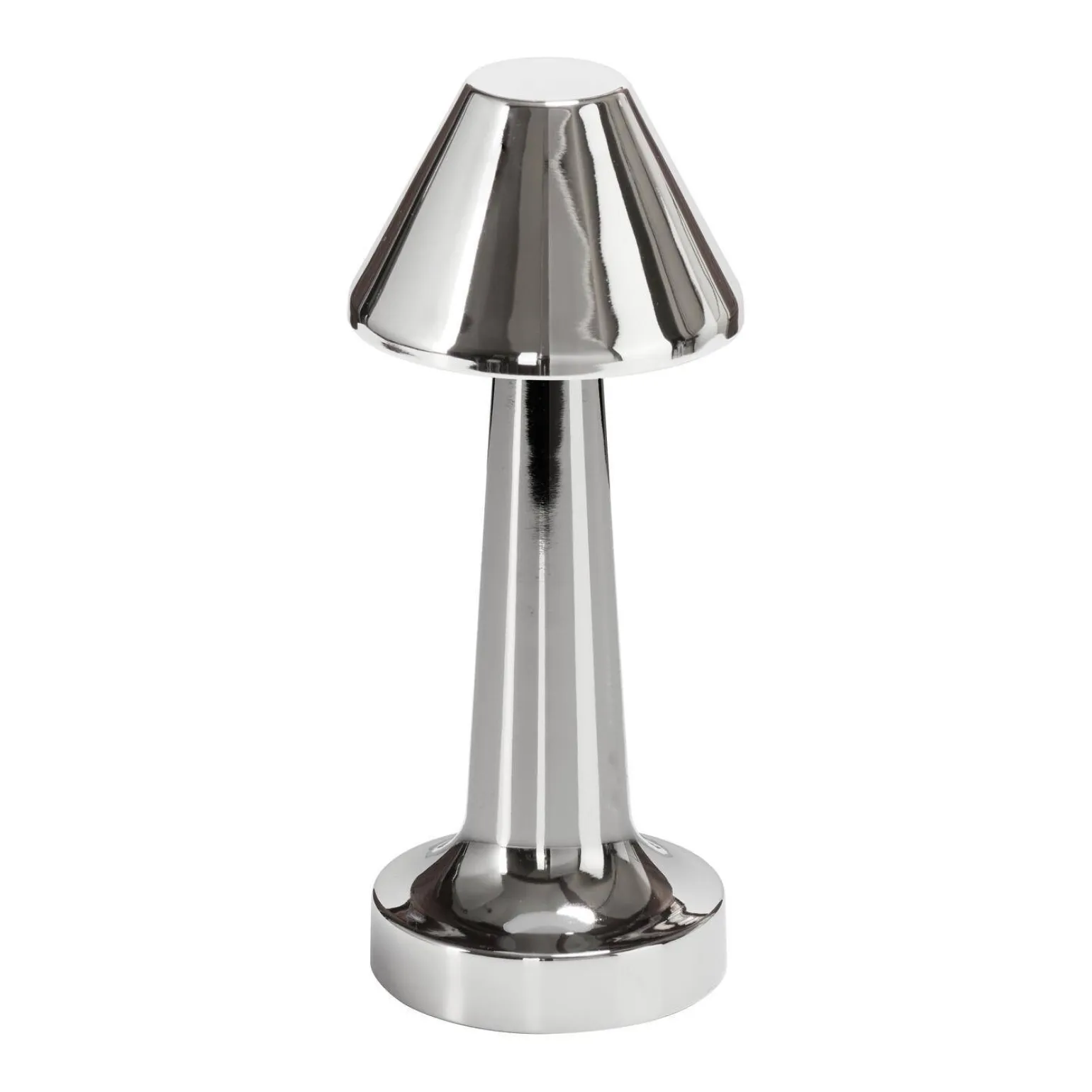 Przenośna lampa z dotykowym włącznikiem TAVOLO B srebrna 22 cm (ST-8127T/B SILVER) - Step into Design