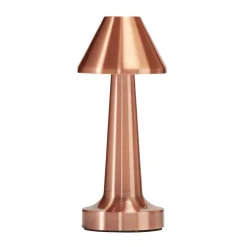 Przenośna lampa z dotykowym włącznikiem TAVOLO B miedziana 22 cm (ST-8127T/B COPPER) - Step into Design