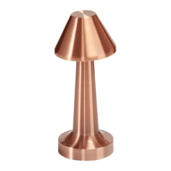 Przenośna lampa z dotykowym włącznikiem TAVOLO B miedziana 22 cm (ST-8127T/B COPPER) - Step into Design