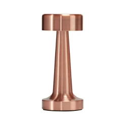Przenośna lampa z dotykowym włącznikiem TAVOLO A miedziana 21 cm (ST-8127T/A COPPER) - Step into Design