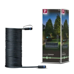 Przewód połączeniowy Plug & Shine 10m 1in-1out IP68 24V czarny / tworzywo sztuczne (PL94277) - PAULMANN