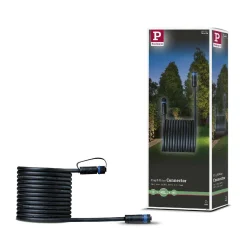 Przewód połączeniowy Plug & Shine 5m 1in-1out IP68 24V czarny / tworzywo sztuczne (PL94276) - PAULMANN