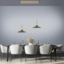 PURE MOON LAMPA WISZĄCA BRĄZOWY (2194-97) - Paul Neuhaus