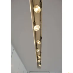 PURI, spot do szyny wysokonapięciowej 1-fazowej, QPAR51, kolor srebrnoszary, maks. 50W, z adapterem 1-fazowym (143392) - SLV