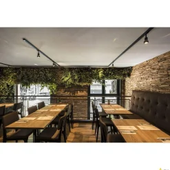 PURI, spot do szyny wysokonapięciowej 1-fazowej, QPAR51, czarny mat, maks. 50W, z adapterem 1-fazowym (143390) - SLV