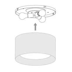Płyta sufitowa mała do montażu opraw BEVEL (1296001) - Astro Lighting