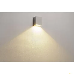 QUAD 1 XL, lampa ścienna, LED, 3000K, IP44, kwadratowa, biała, 3,2W (232431) - SLV