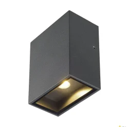 QUAD 1 XL, lampa ścienna, LED, 3000K, IP44, kwadratowa, antracytowa, 3,2W (232435) - SLV