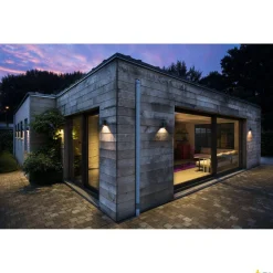 QUAD 1 XL, lampa ścienna, LED, 3000K, IP44, kwadratowa, antracytowa, 3,2W (232435) - SLV