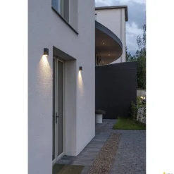 QUAD 1 XL, lampa ścienna, LED, 3000K, IP44, kwadratowa, antracytowa, 3,2W (232435) - SLV