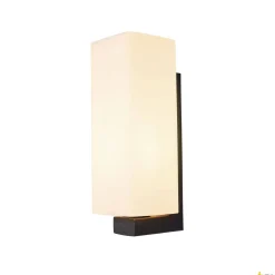QUADRASS, lampa ścienna natynkowa indoor, E27, kolor czarny (1003430) - SLV