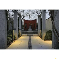 QUADRASYL 75, zewnętrzna lampa podłogowa, żarówka energooszczędna GX53, IP44, w kształcie prostopadłościaniu, antracytowa (232295) SLV