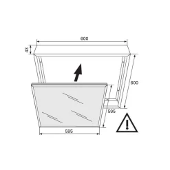 RAMKA 600X600 DO PANELU LED PLASTIKOWA (EKP6196) - Eko-Light