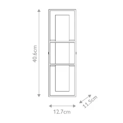Średni kinkiet Blakley z alabastrowym kloszem Szczotkowane złoto (QN-BLAKLEY-M-BG) - Quintiesse